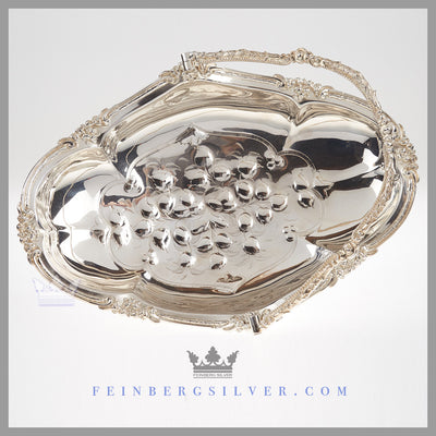Antique Victorian Basket Silver Plated EPNS For Sale | Feinberg Silver
