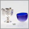 American Sterling Silver Cobalt Candy Dish - Watson Co | c. 1910