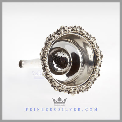 Antique Victorian Wine Funnel Silver Plates EPNS For Sale | Feinberg Silver