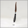 Antique English Silverplate Butter Knife with Stag Handle - c. 1875