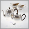 Antique Silver 4pc Tea Set Victorian Silverplate Bachelor For Sale | Feinberg Silver