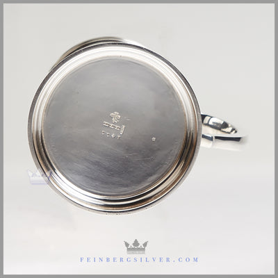 Antique English Silver Plated Tankard/Cann - circa 1935 | Atkins Brothers