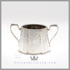 Feinberg Silver - The English silver plated 3 pc bachelor set is shaped cann shaped of neo-classical design.