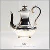 Antique English Silver Plated Fluted Oblong Tea and Coffee Service - James Dixon