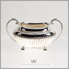 Antique English Silver Plated Fluted Oblong Tea and Coffee Service - James Dixon