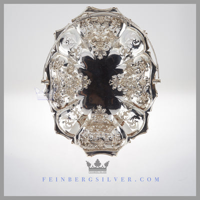 Antique Victorian Basket Silver EPNS For Sale | Feinberg Silver