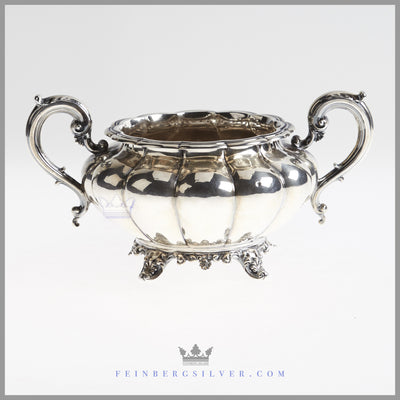 Beautiful, Elegant 4 Pc. Sterling Tea and Coffee Set, London 1834 | Robert Hennell