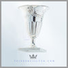 Feinberg Silver - The 1/2 fluted vase has hand chased garland and ribbons.