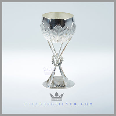 Antique Victorian Goblet Silver Plated EPNS For Sale | Feinberg Silver