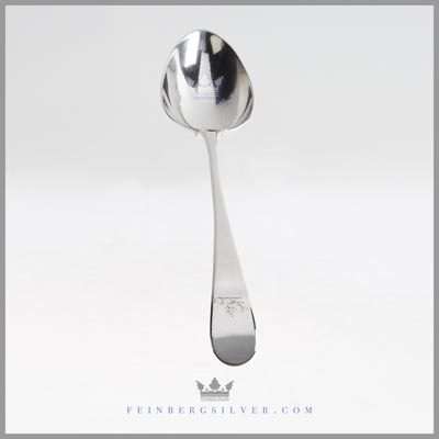Antique Sterling Silver Dressing Spoon - Dublin 1797 | Possibly Samuel Neville