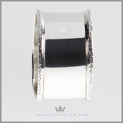 Sterling Silver Antique English Napkin Ring | Feinberg Silver