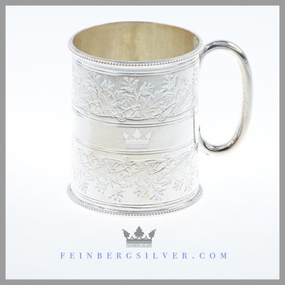 Fenton Brothers Cup Silver Plated EPNS Antique Victorian For Sale | Feinberg Silver