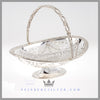 Silver Basket Mappin Webb Basket Silver EPNS Antique Victorian For Sale | Feinberg Antique English Silver Gifts - Purveyors of Fine Sterling Silver