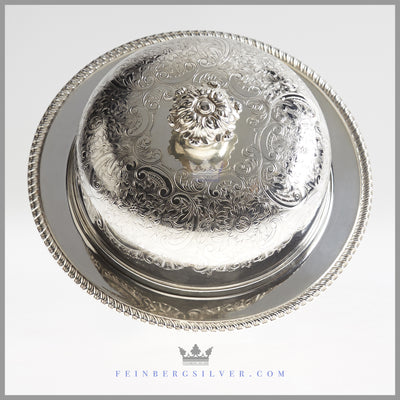 Antique Silverplate Serving/Muffin Dish c. 1900 | Barker Brothers
