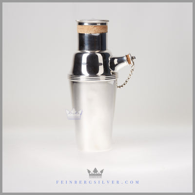 Cocktail Shaker, Antique English Silverplate - c. 1920 | Gladwin