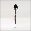 Antique English Silverplate & Stag Jam Spoon - c. 1865