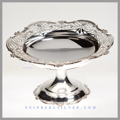 Lovely Antique English Silverplate Comport - c. 1890 - Hand Sawn | Mappin & Webb