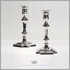Pair of Victorian George I Style Candlesticks - circa 1915