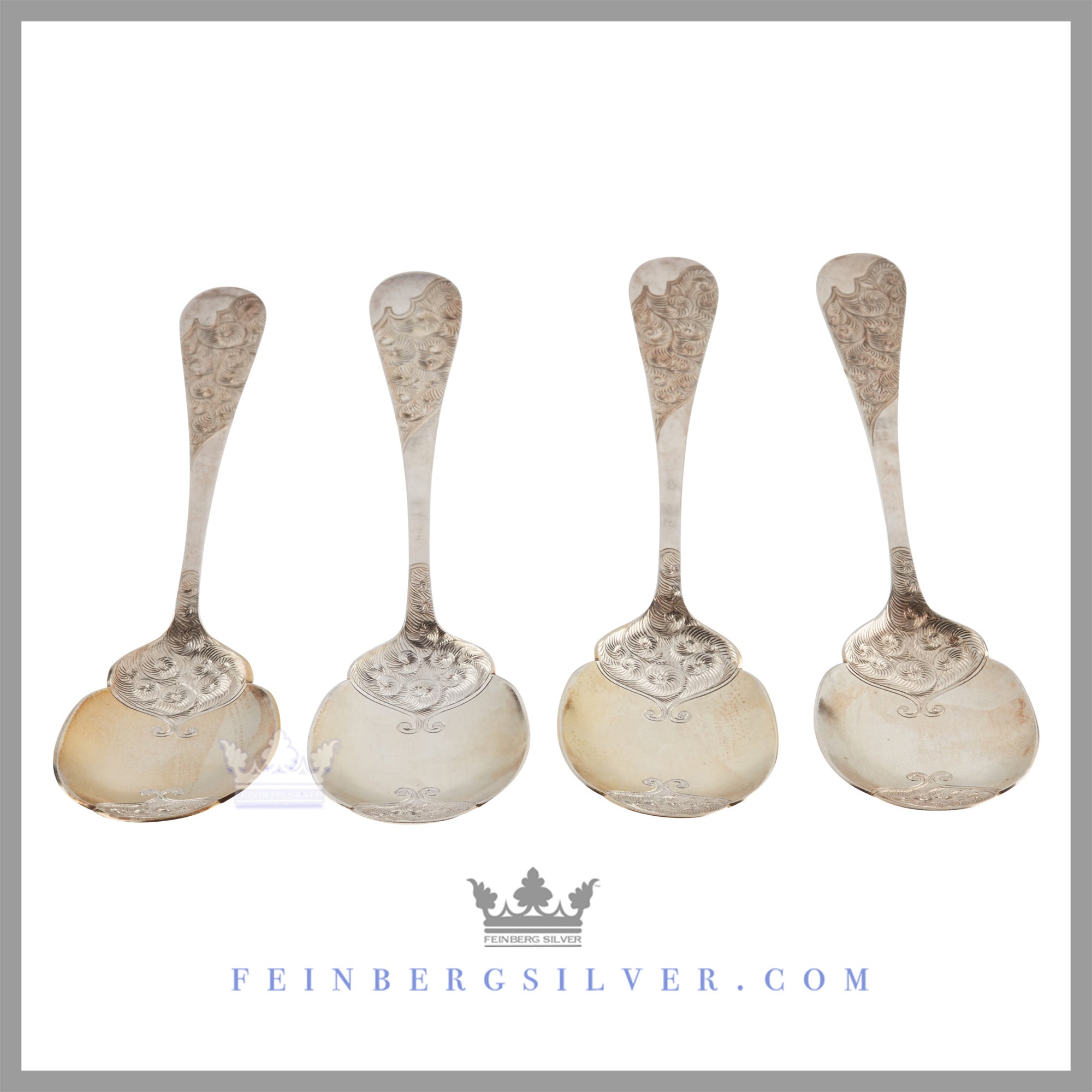 Antique silver spoons for sale store