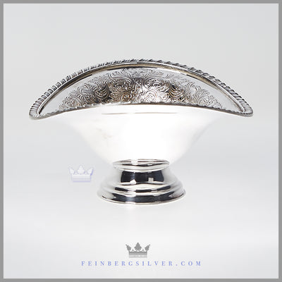 Vintage silver plated candy dish silver on copper sheffield Barker Ellis Feinberg Silver