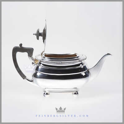 Vintage English Silverplated Tea & Coffee Set - Gadroon & Shell, c. 1970 - Mappin & Webb