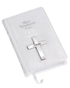 English Sterling Silver Christening/Baptism Bible | King James | Carrs of Sheffield | White