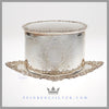 Antique English Silver Plate Oval Biscuit Box - circa 1890
